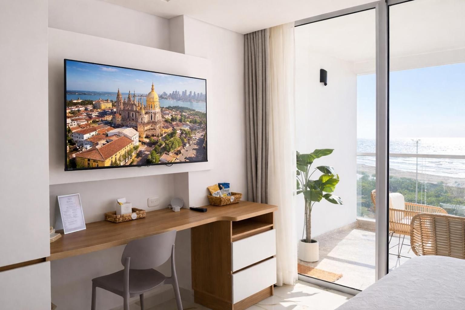 Apartamento Con Vista Al Mar Cerca Del Aeropuerto
