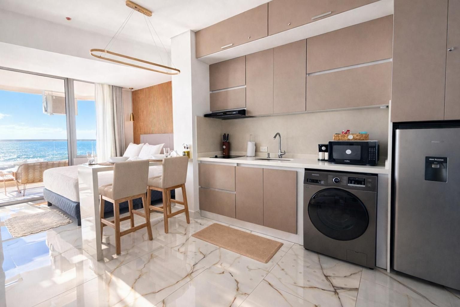 Con Vista Al Mar Cerca Del Aeropuerto Apartamento *